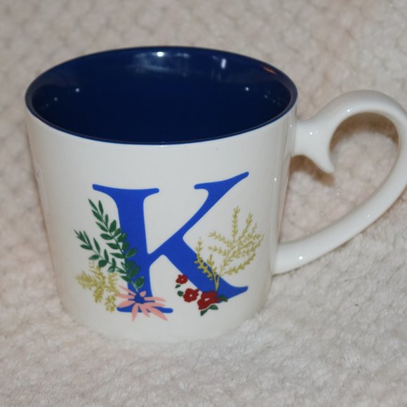 Opalhouse Dining Opal House Letter Initial K Coffee Mug Cup